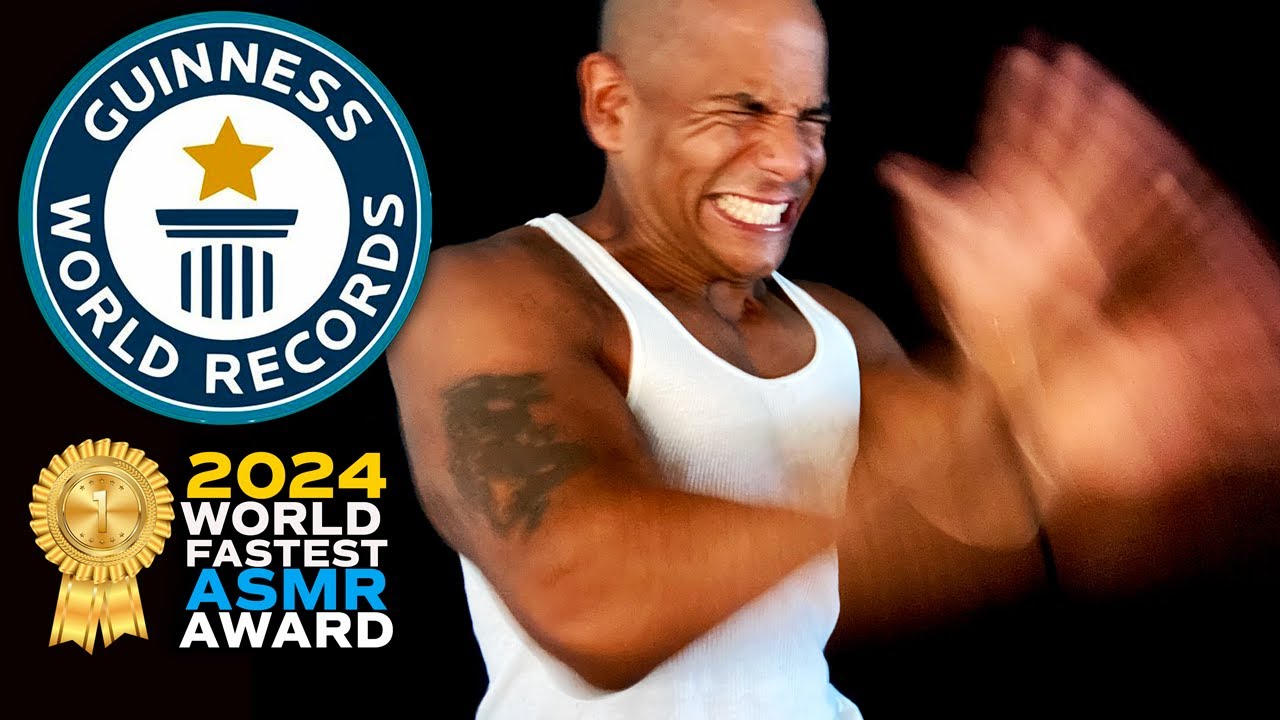 ‼️BREAKING: The FASTEST ASMR World Record EVER 2024!