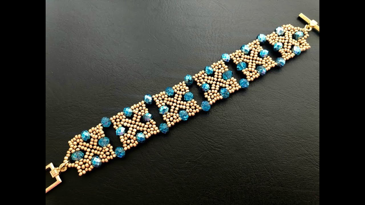 Squarey Beaded Bracelet || How to make Beaded Bracelet || DIY Bracelet || Tutorial
