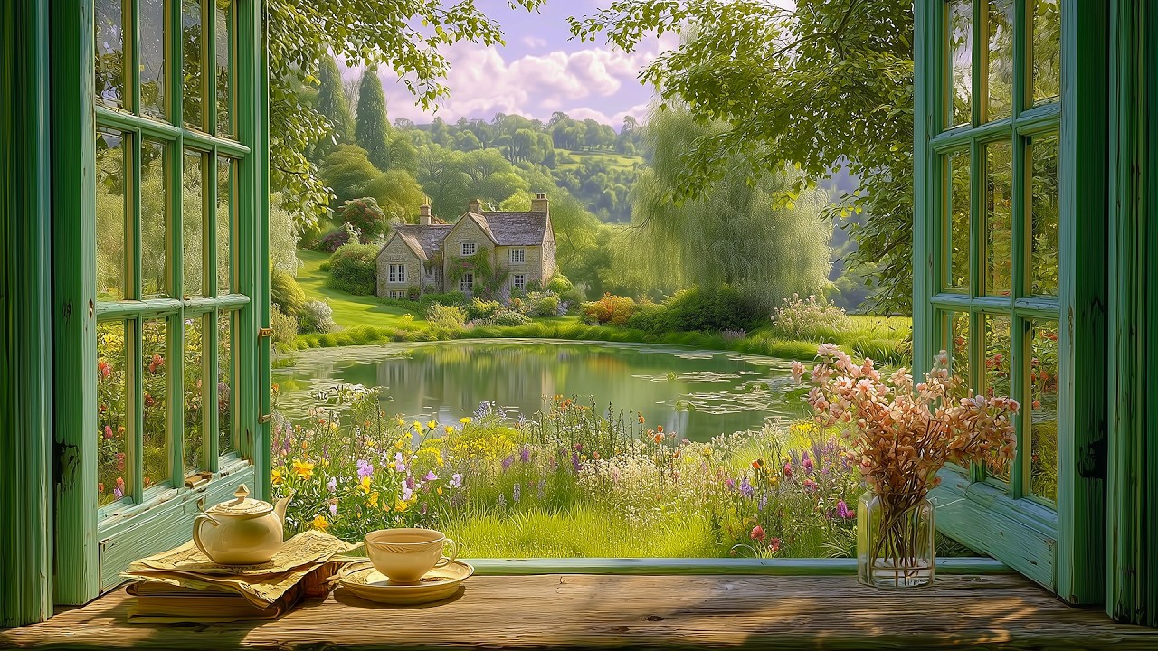 a playlist for dreamy spring days 🍀 soft piano music for studying, reading & calm focus