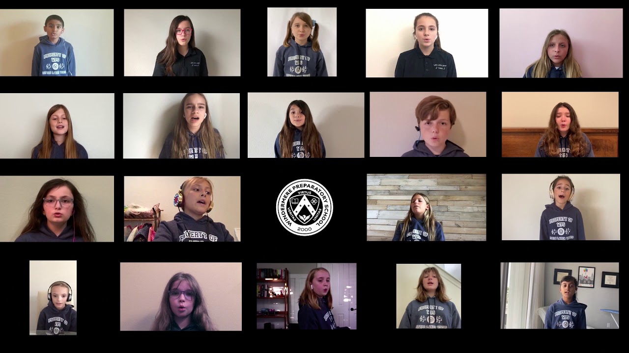 Lean On Me | Virtual Choir | Little Laker Voices