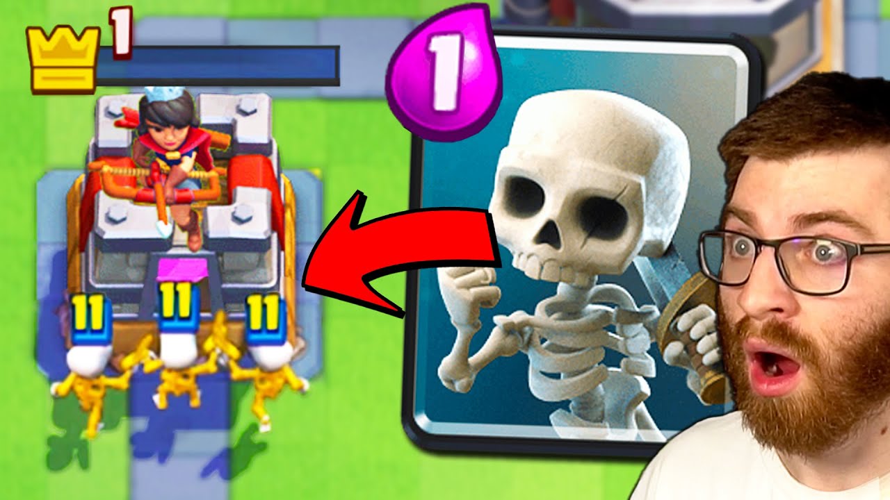 Skeleton Only Decks Are UNFAIR in Clash Royale 🤯