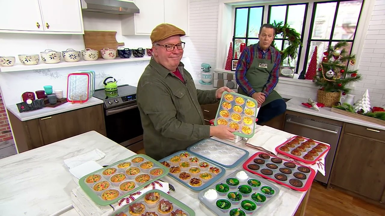 Henning Lee Look & Cook Silicone 12-Cup Muffin Pan on QVC