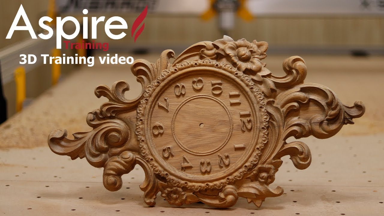 Aspire grayscale 3D machining tutorial // Aspire Complete grayscale  3D machining Training