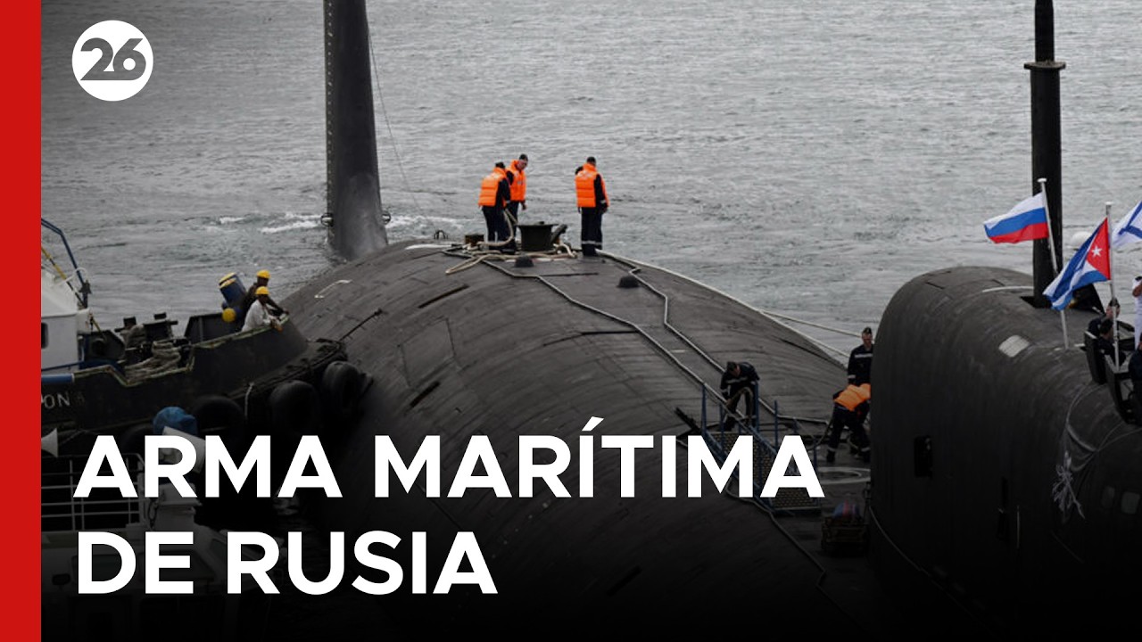 🚨 RUSIA EXHIBE SU PODERÍO NUCLEAR | El submarino Kazan lanza misiles en el mar de Barents