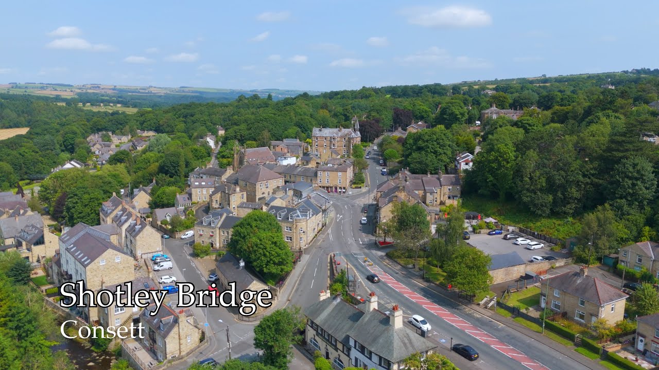 🛸 Flyby Over Shotley Bridge , Consett 🛸