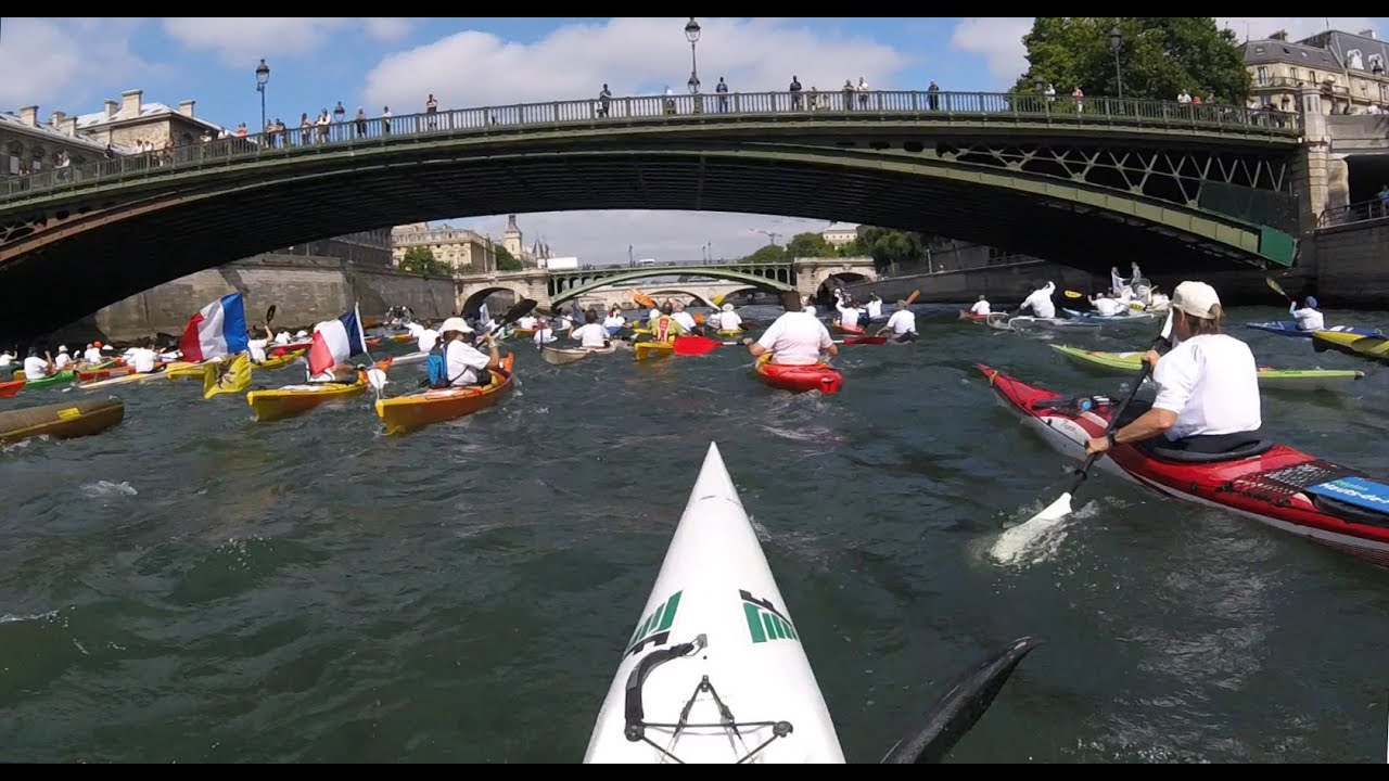Paris 2024 - Sur la Seine depuis un Surfski (kayak)