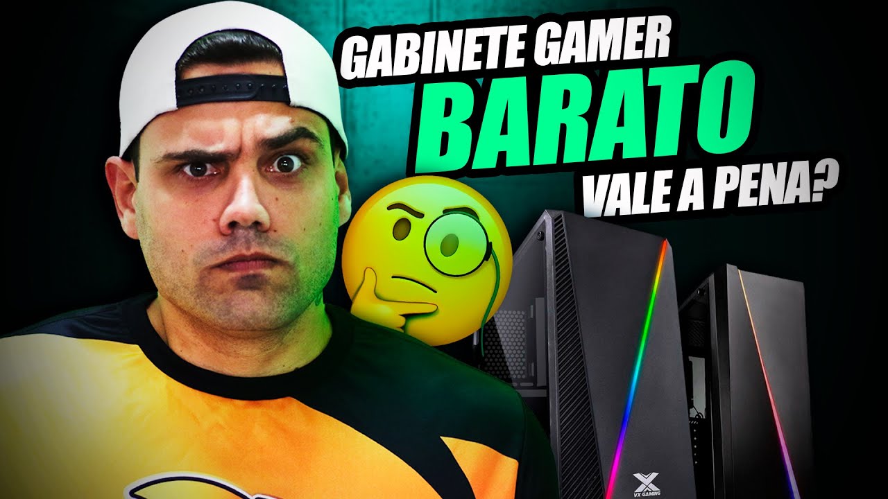 GABINETE GAMER BARATO Vale a Pena?! QUAL o Melhor Custo X Benefício? | OVERVIEW