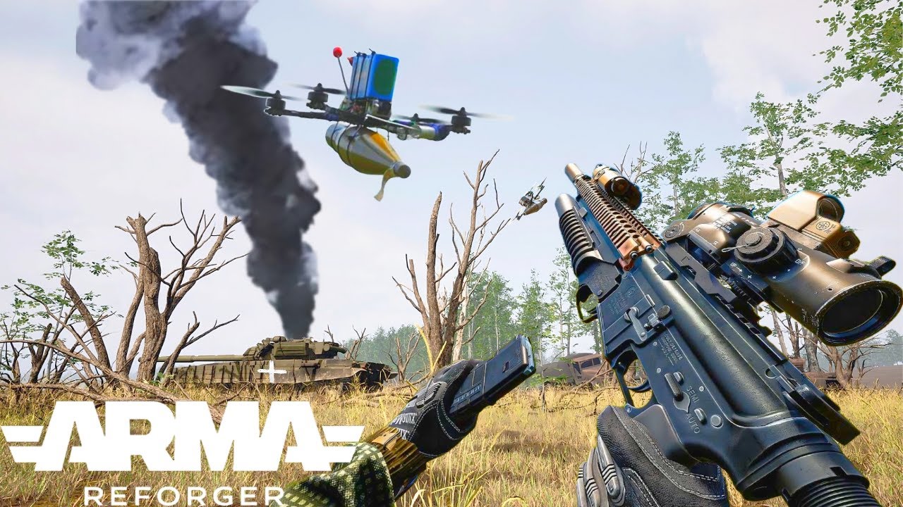 Fighting Against The NEW FPV Drones In Bakhmut... | Arma Reforger