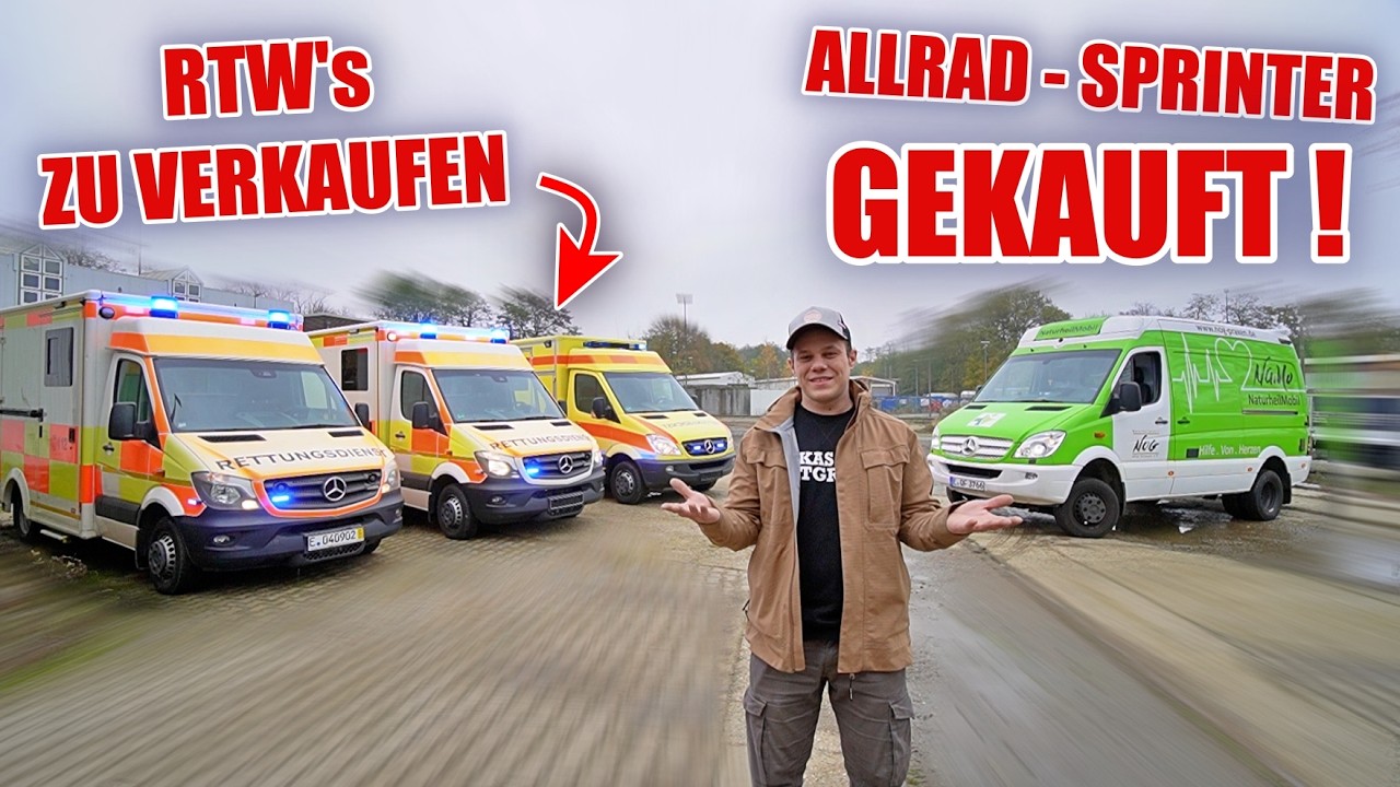 ALLRAD SPRINTER GEKAUFT 🤩🫶 & RTW abzugeben !😳🚒 | ItsMarvin