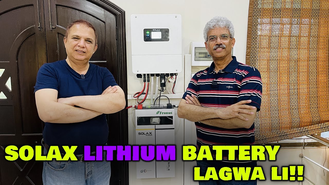 Installed SOLAX LITHIUM BATTERY with Solar System | Complete Review & Details | Amin Hafeez