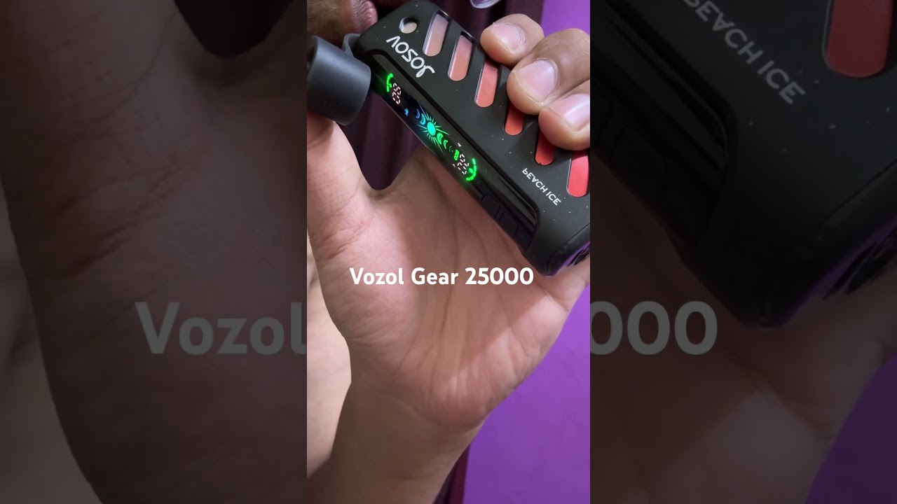 Vozol gear 25000 puff vape 2025 with sounds and display #vape
