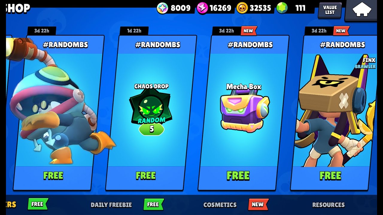 WOOW!😱🎁 FREE NEW MECHA BOX!! 😁LEGENDARY GIFTS!! BRAWL STARS NEW UPDATE!!