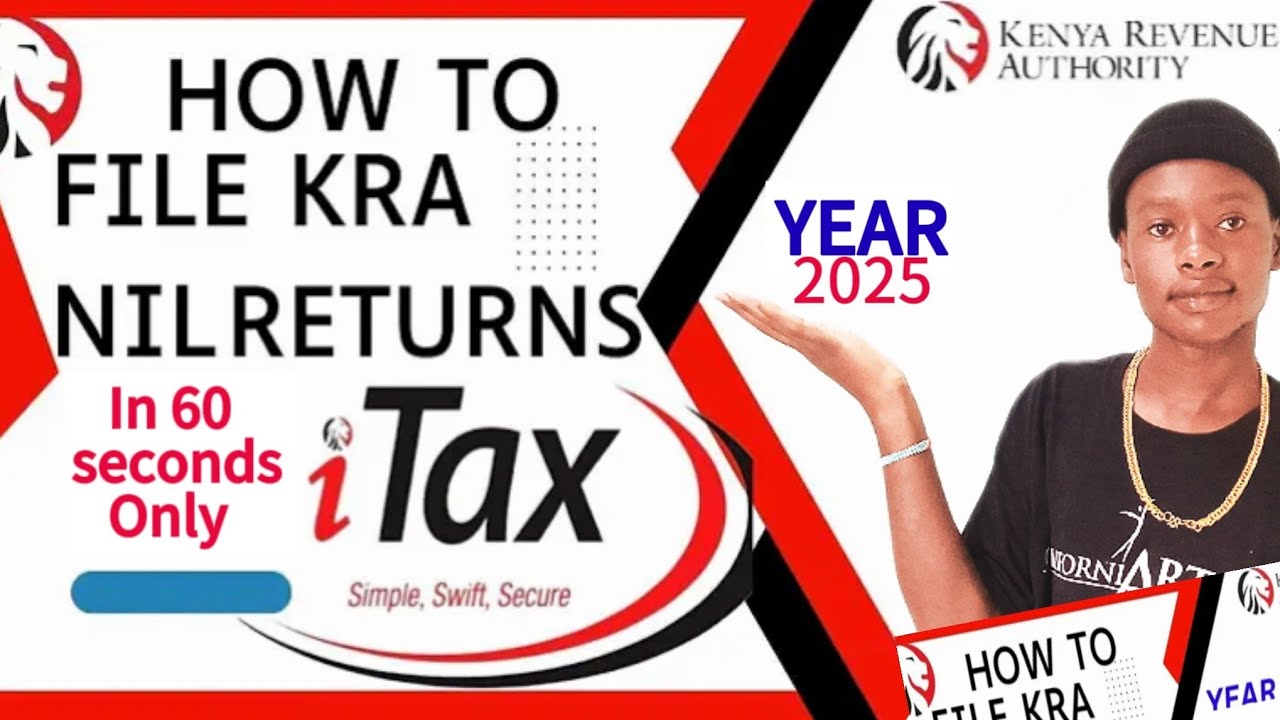 HOW TO FILE NIL RETURNS ON ITAX 2025 | FILE IN 60 SECONDS | KRA STEP BY STEP !!