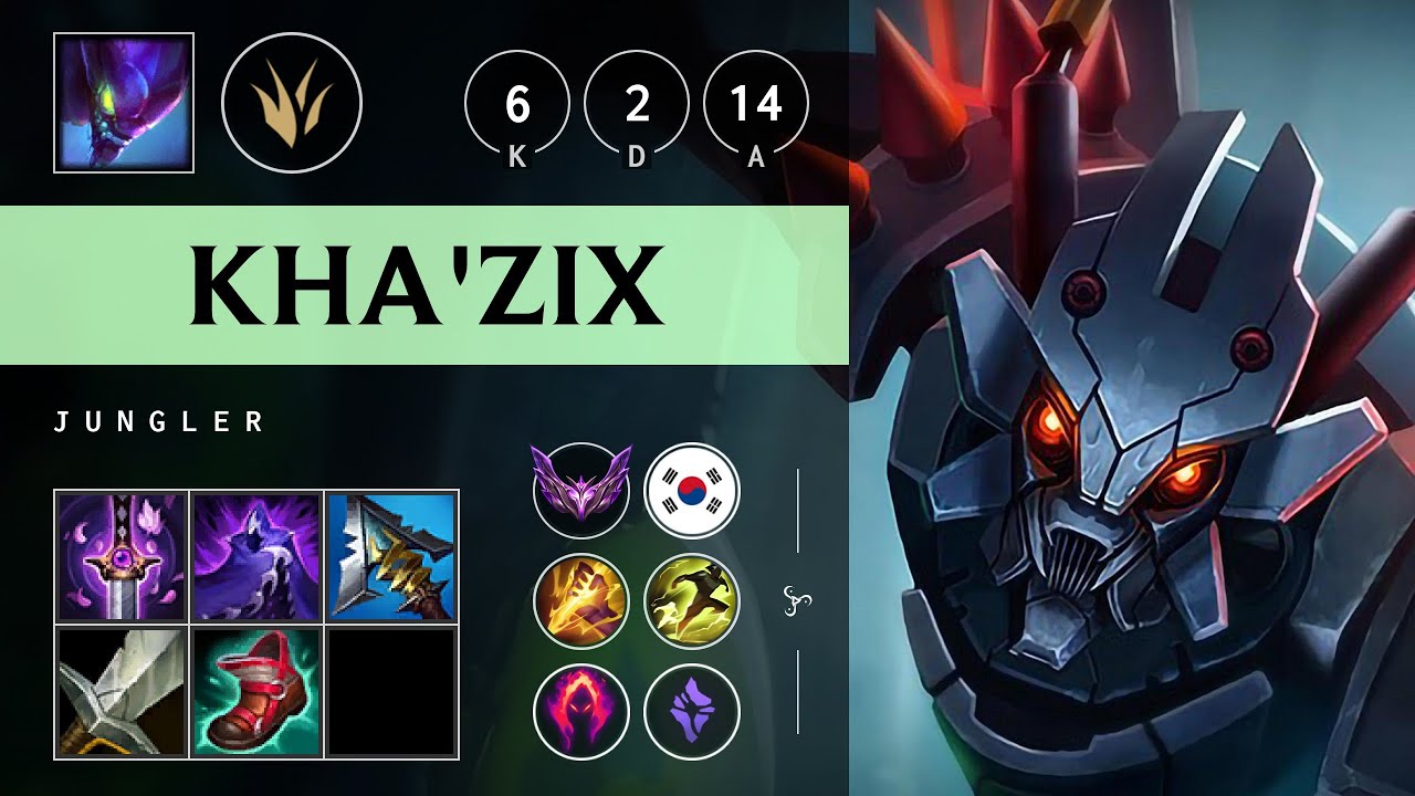 Kha'Zix Jungle vs Viego - KR Master Patch 25.06