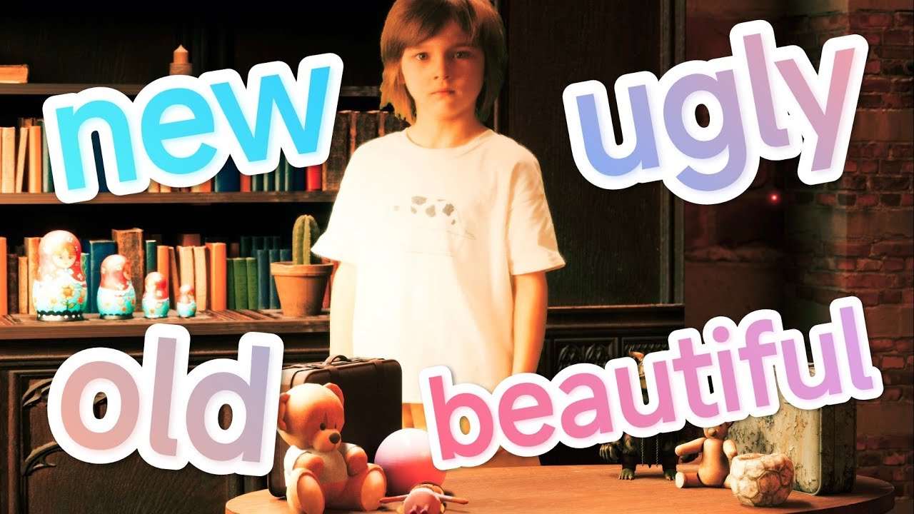 BEAUTIFUL, OLD, UGLY, NEW | English for kids | ESL materials | English Adjectives | Vocabulary