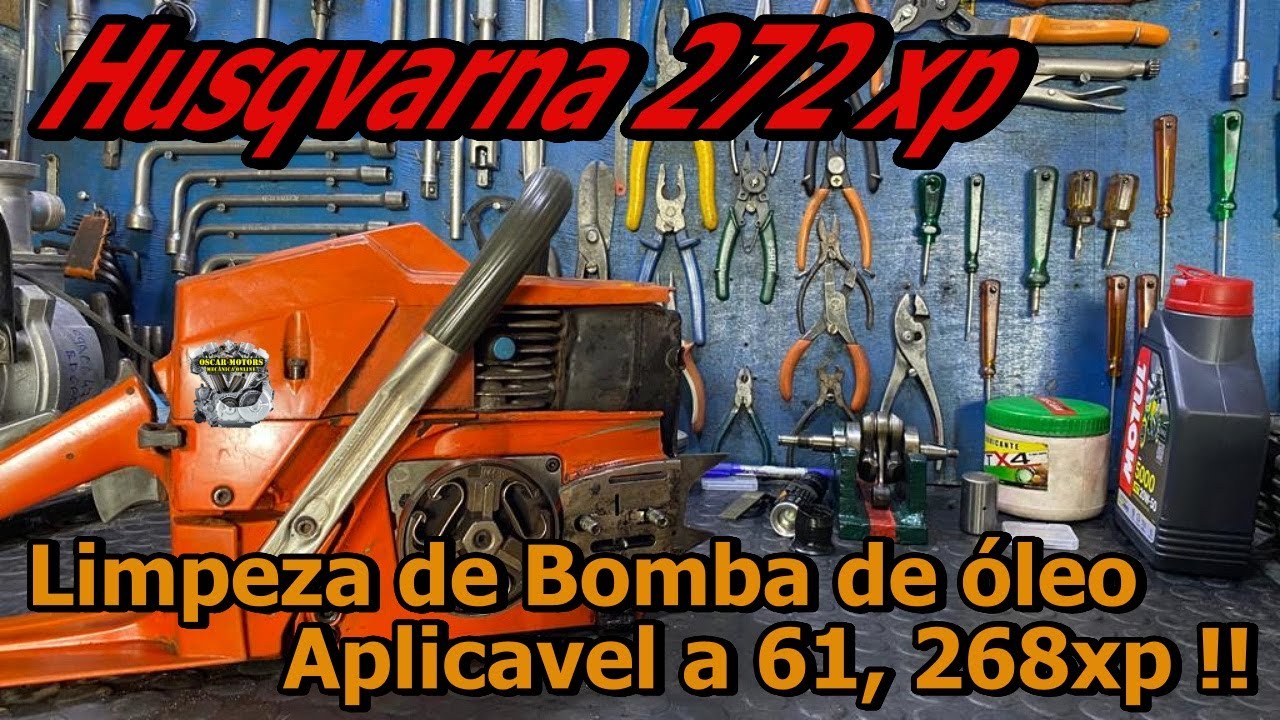 Husqvarna 272 Limpeza de Bomba de óleo, Serve na 61, 286xp