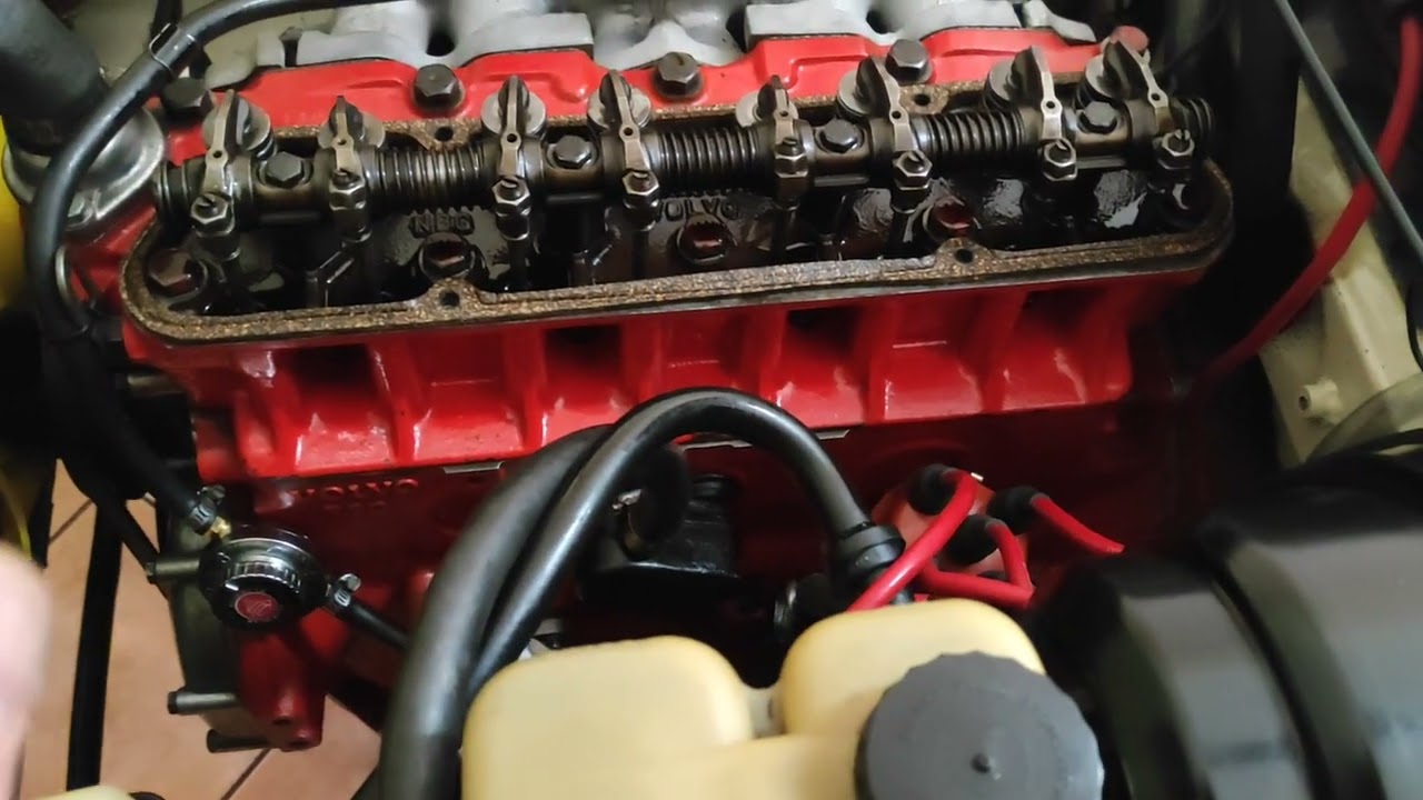 Volvo Amazon P1800 B20 Regulacja zaworów -system 9