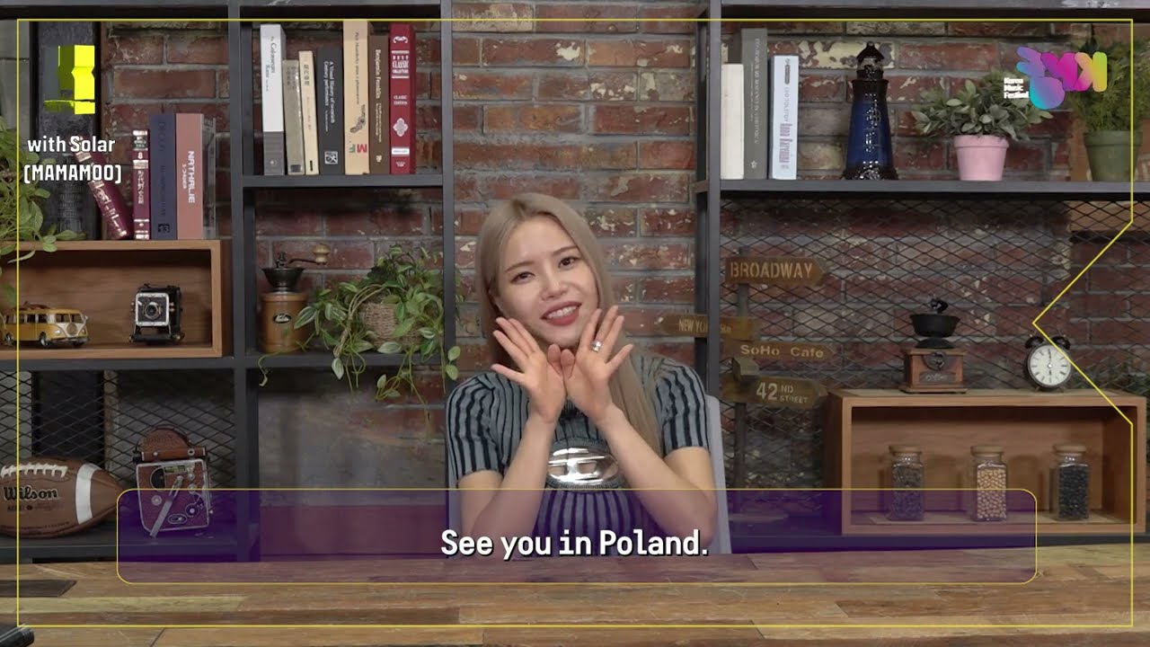 Solar from Mamamoo+ talks KPOP Nation and Poland for Korean TV