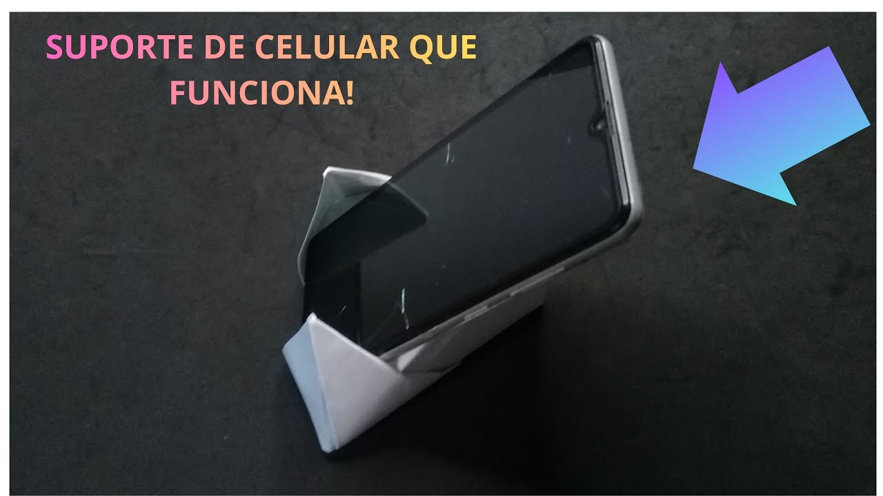SUPORTE DE CELULAR DE ORIGAMI!