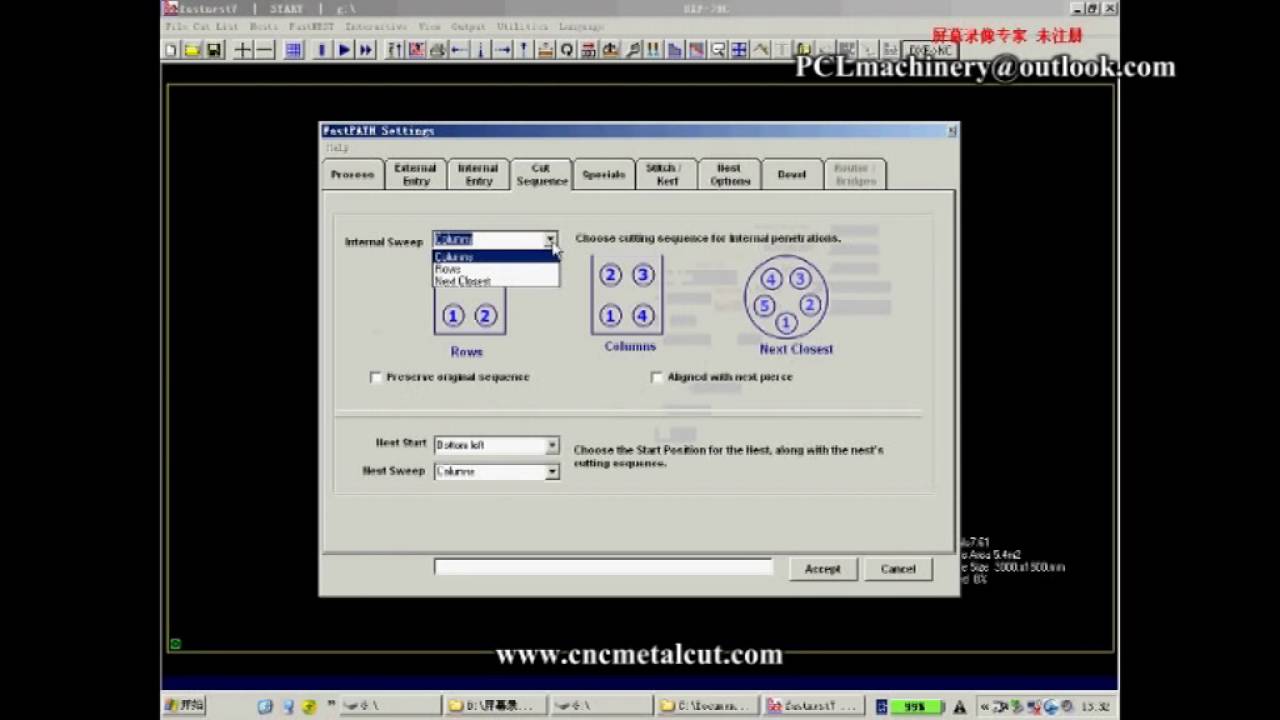 DXF transfer to G code by fastcam