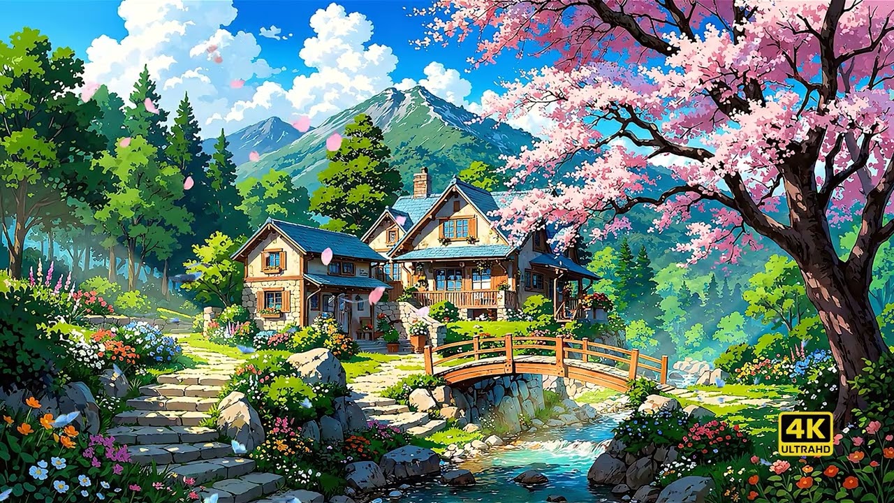 🌿 Cottagecore Lo-fi Beats | Cozy Nature Ambience for Study, Relax & Peaceful Focus