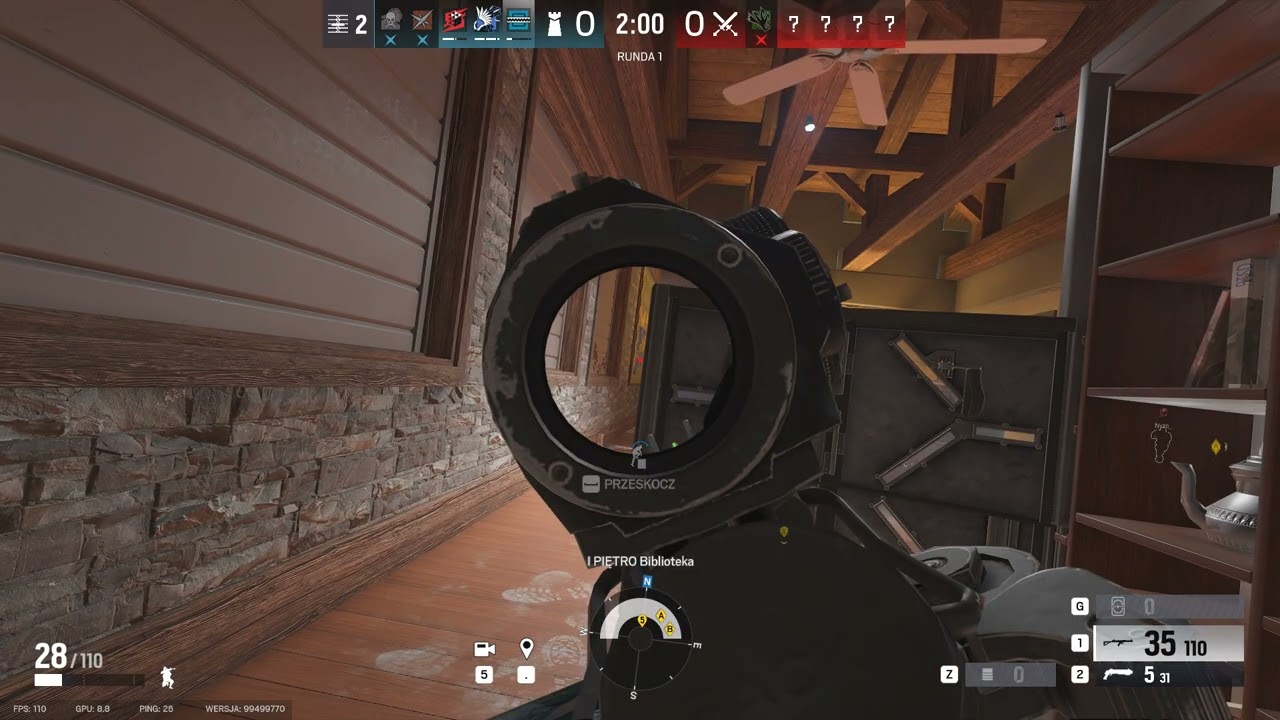 Tom Clancy's Rainbow Six : Siege - Far away defence turned into site retake