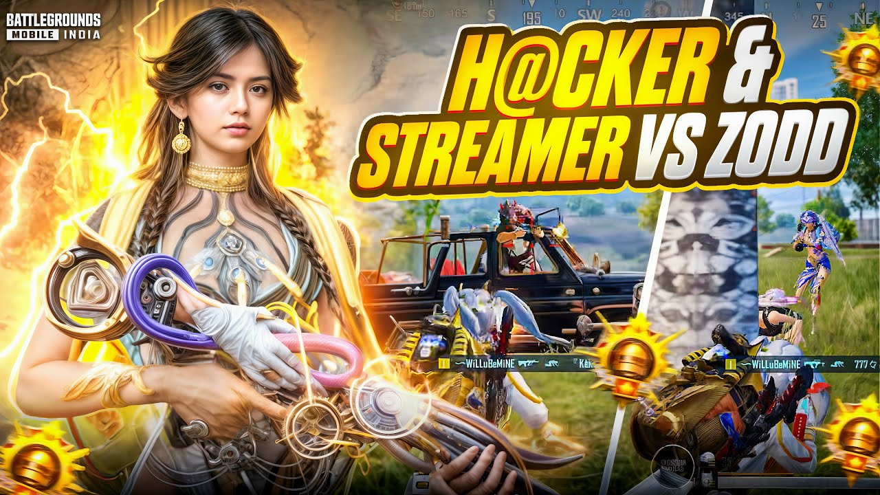 2018 WaLa H@cker & Streamer’s vs Zodd in CONQUEROR Lobby🔥 - Fastest 1v4 Clutches
