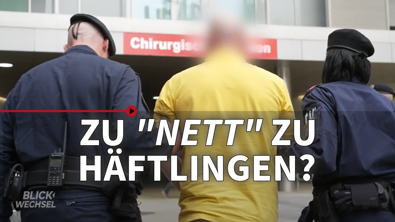 Fesselpflicht für Häftlinge fehlt: Wie lasche Regeln das Fluchtrisiko erhöhen | BLICKWECHSEL