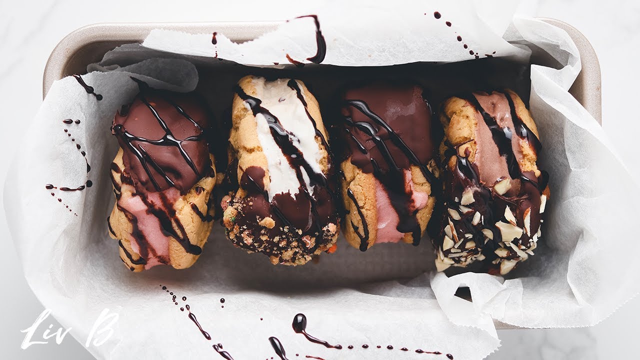 Vegan Ice Cream Cookie Sandwiches | Liv B