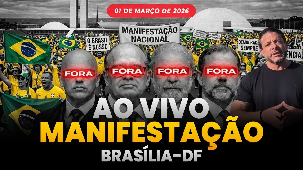 MANIFESTAÇÃO AO VIVO DIRETO DE BRASÍLIA! ACORDA BRASIL!