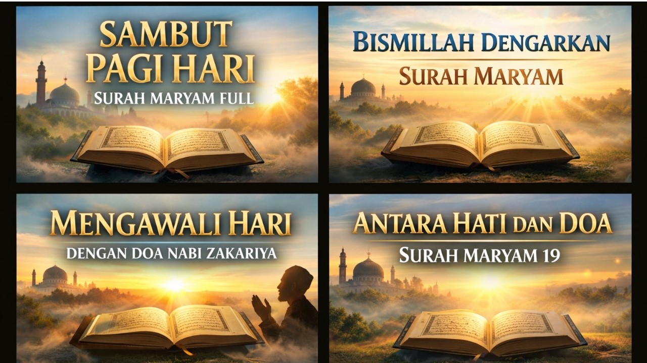 Surah Maryam Full 🌅 Bacaan Pagi yang Menenangkan Hati