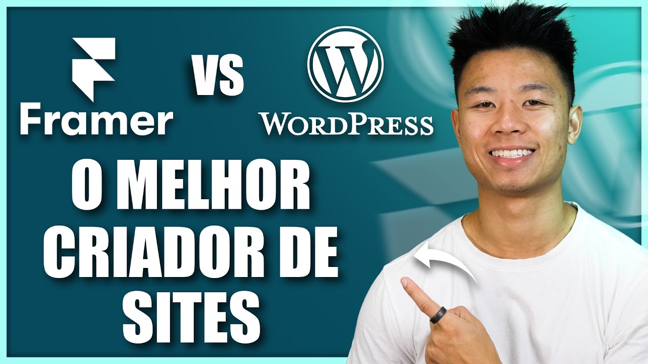 Framer vs WordPress: Qual é o MELHOR para Criar Sites? Comparação Lado a Lado