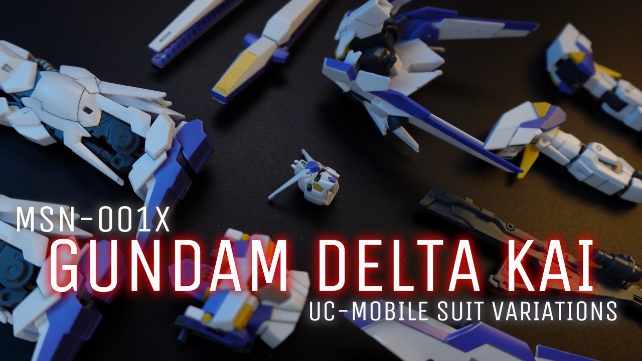 HG Gundam Delta Kai | MSN-001X | Mobile Suit Gundam Unicorn MSV | ASMR Speed Build