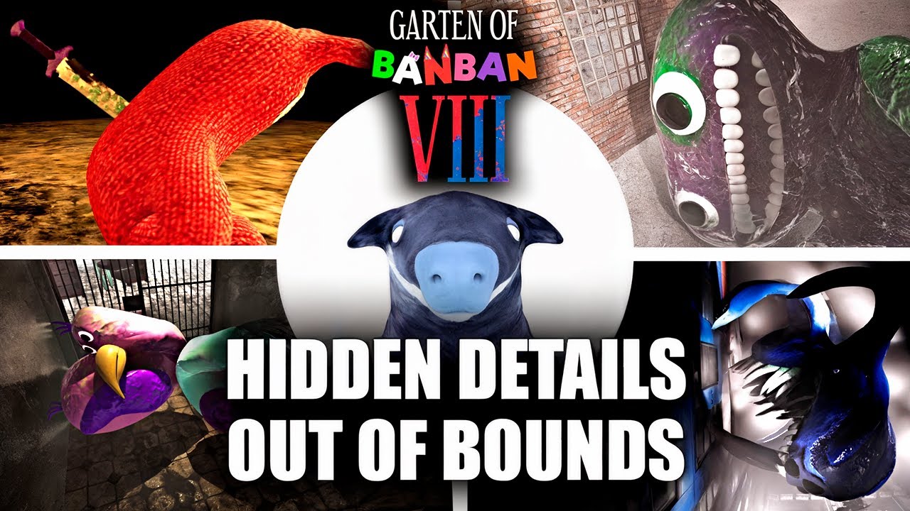 Garten of Banban 8 Anti Devil - Hidden Details & Out Of Bounds (Showcase)