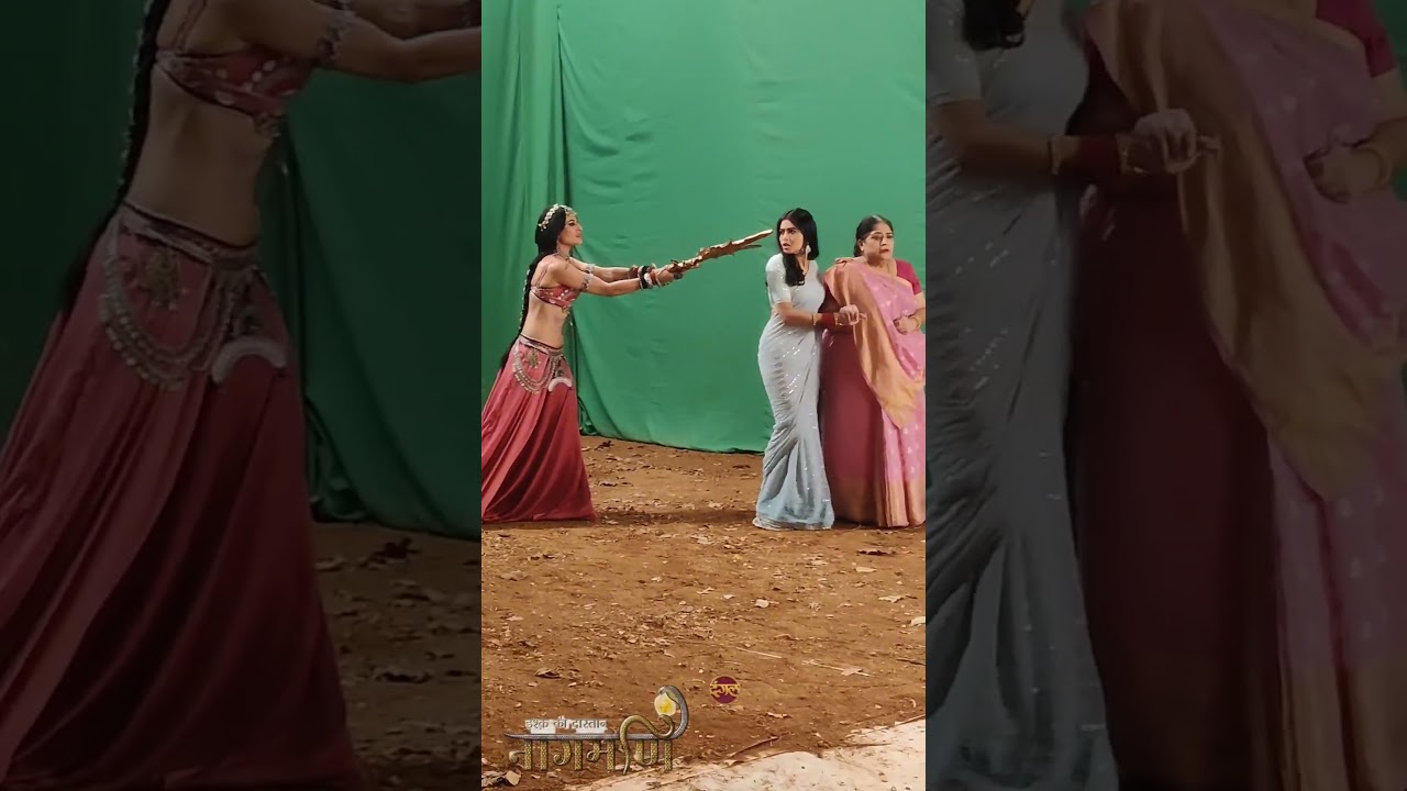 🐍 Nagmani 🐍 Paro mohini shooting 🎥 time #serial #shooting #paro #dev #mohini #naggin