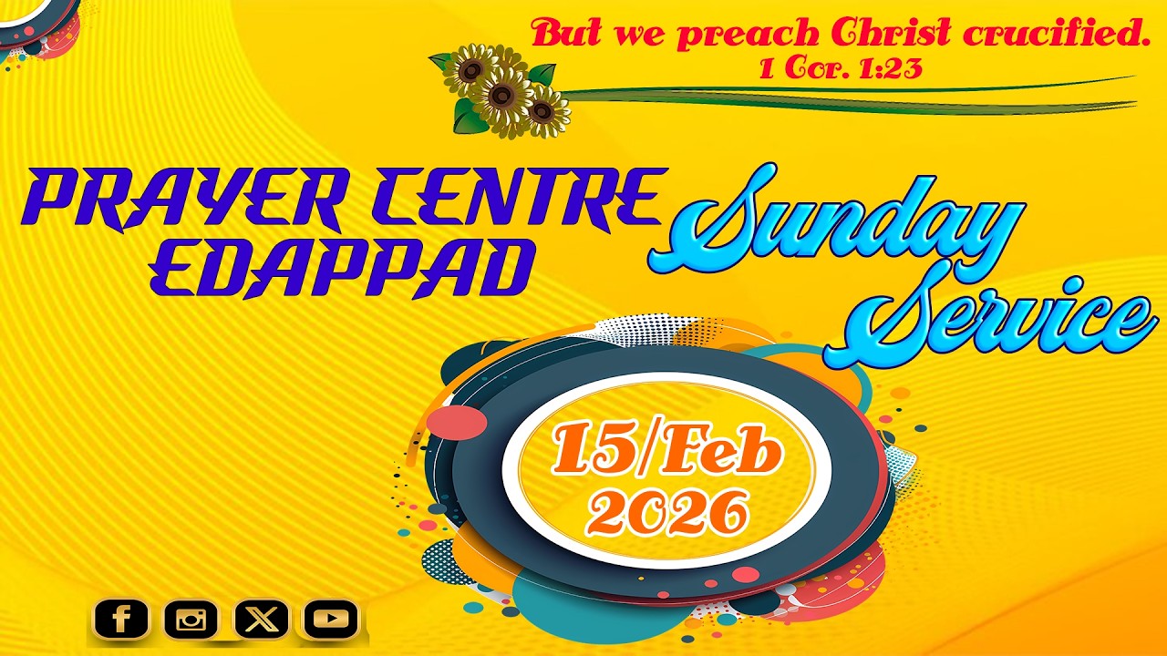 LIVE | Sunday Service | 15-Feb-2026