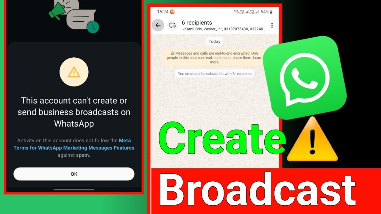 Fix WhatsApp Business Broadcast Problem | Can&rsquo;t Create or Send Business Broadcasts Solution 2025