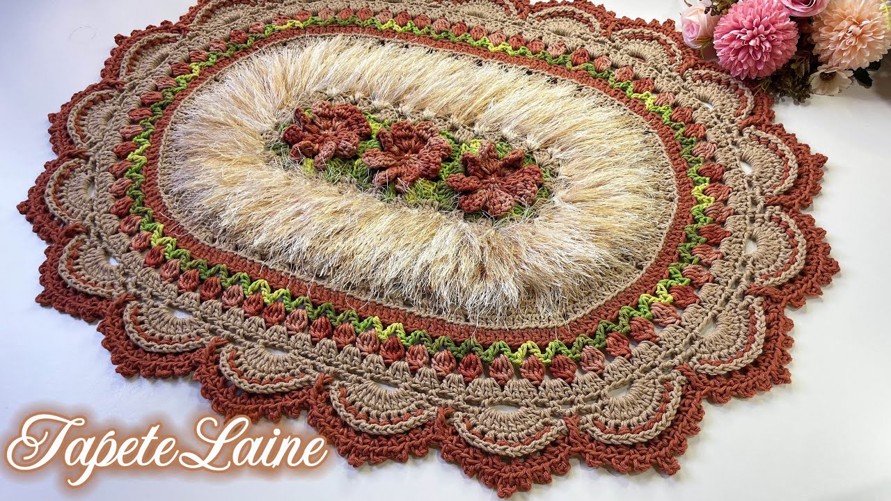 TAPETE LAINE - VÍDEO AULA ✨ #videoaula #passoapasso #tutorial