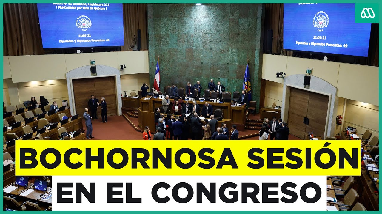 Bochornosa sesi&oacute;n en el Congreso: Sesi&oacute;n fracas&oacute; por falta de qu&oacute;rum