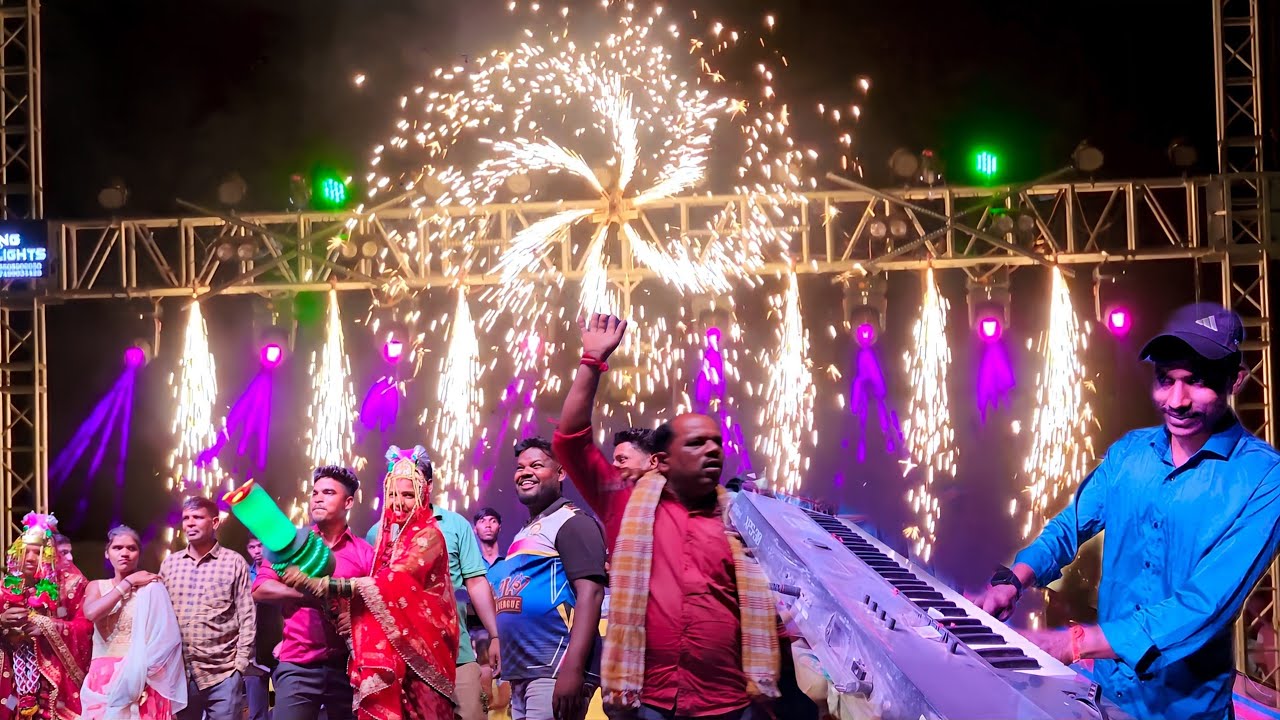 Aadarsh Dj Musical Party ✌️ Full Setup Light Show 🔥 At Kawada Aawarpada Marriage