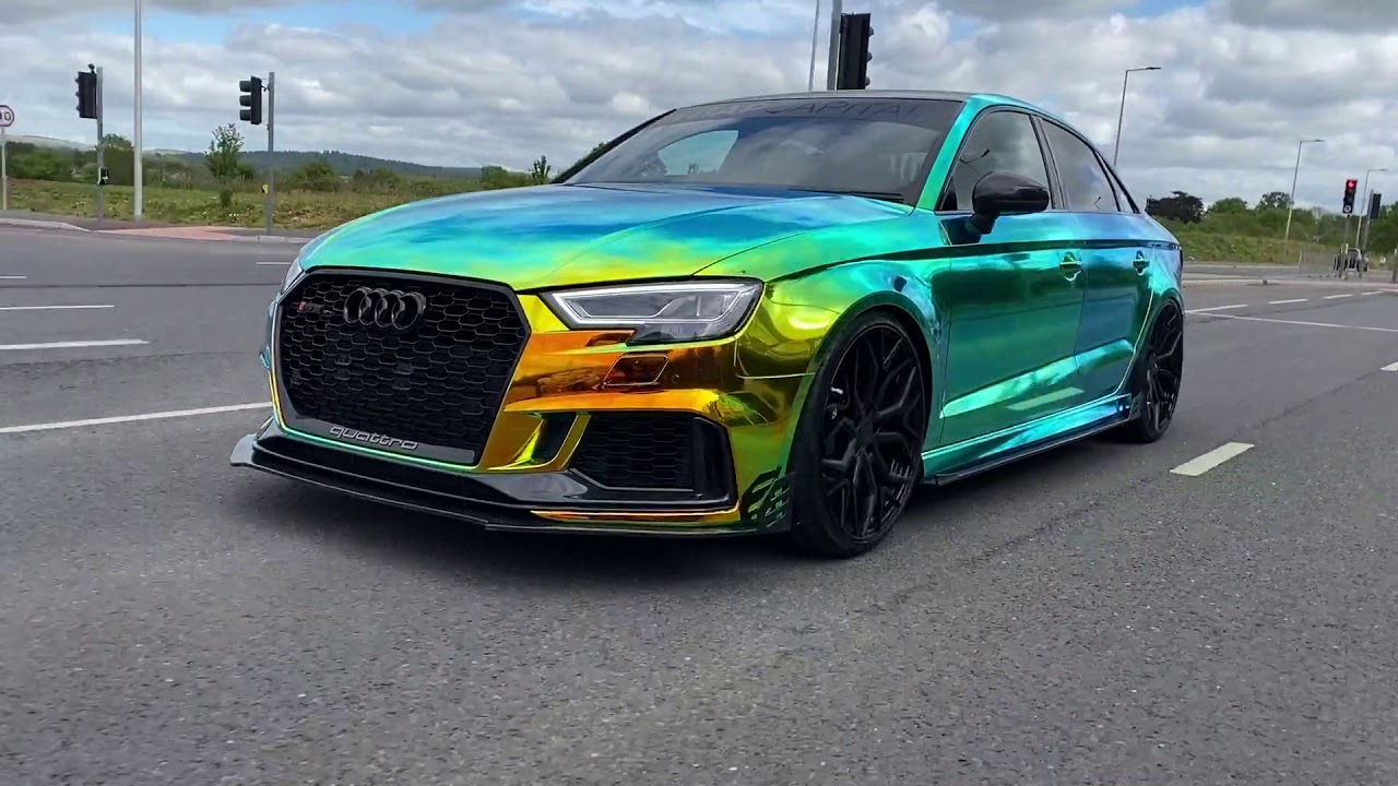 Our *NEW* RS3 Demo Car - Mystic Chrome Wrapped