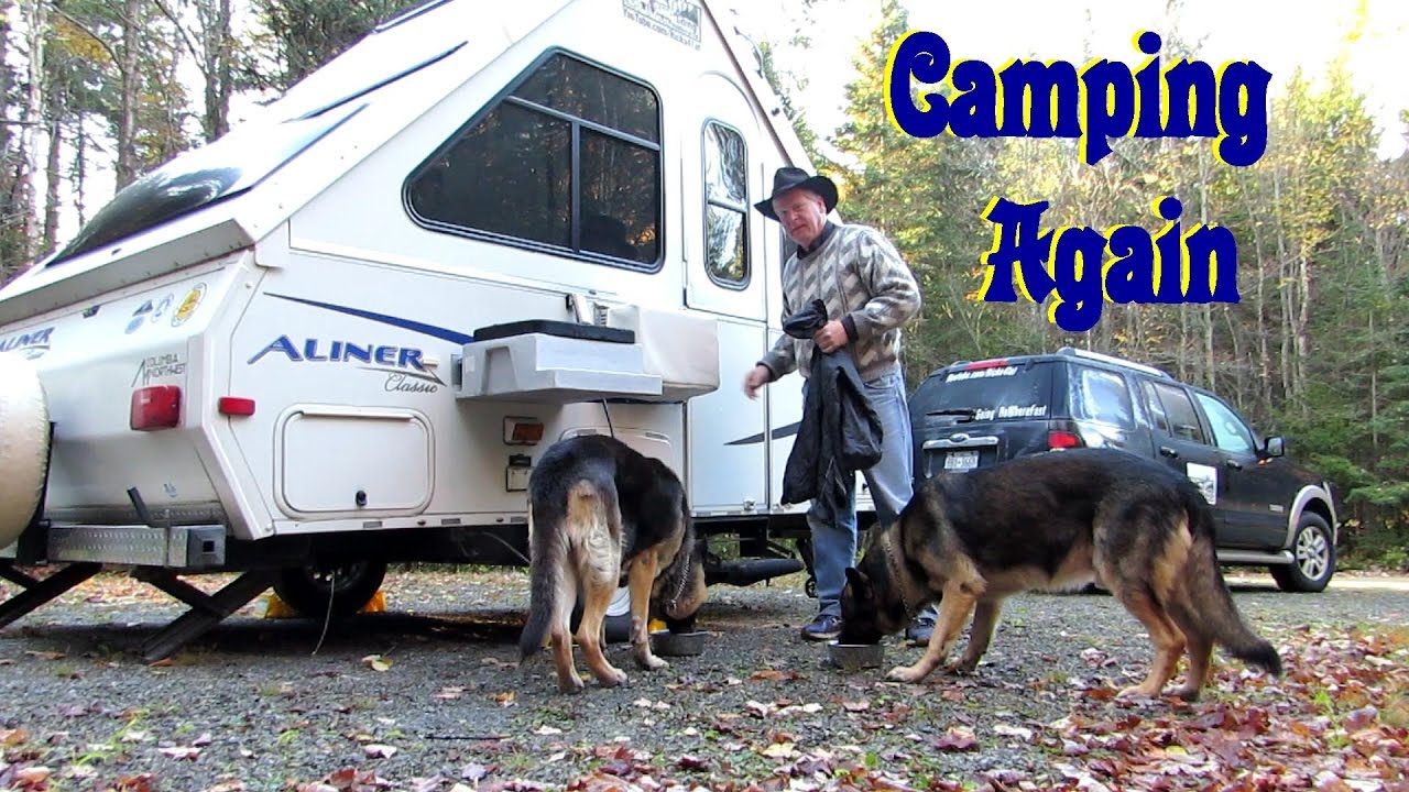 Fall Camping, Moose River Plains, Aliner Aframe Popup