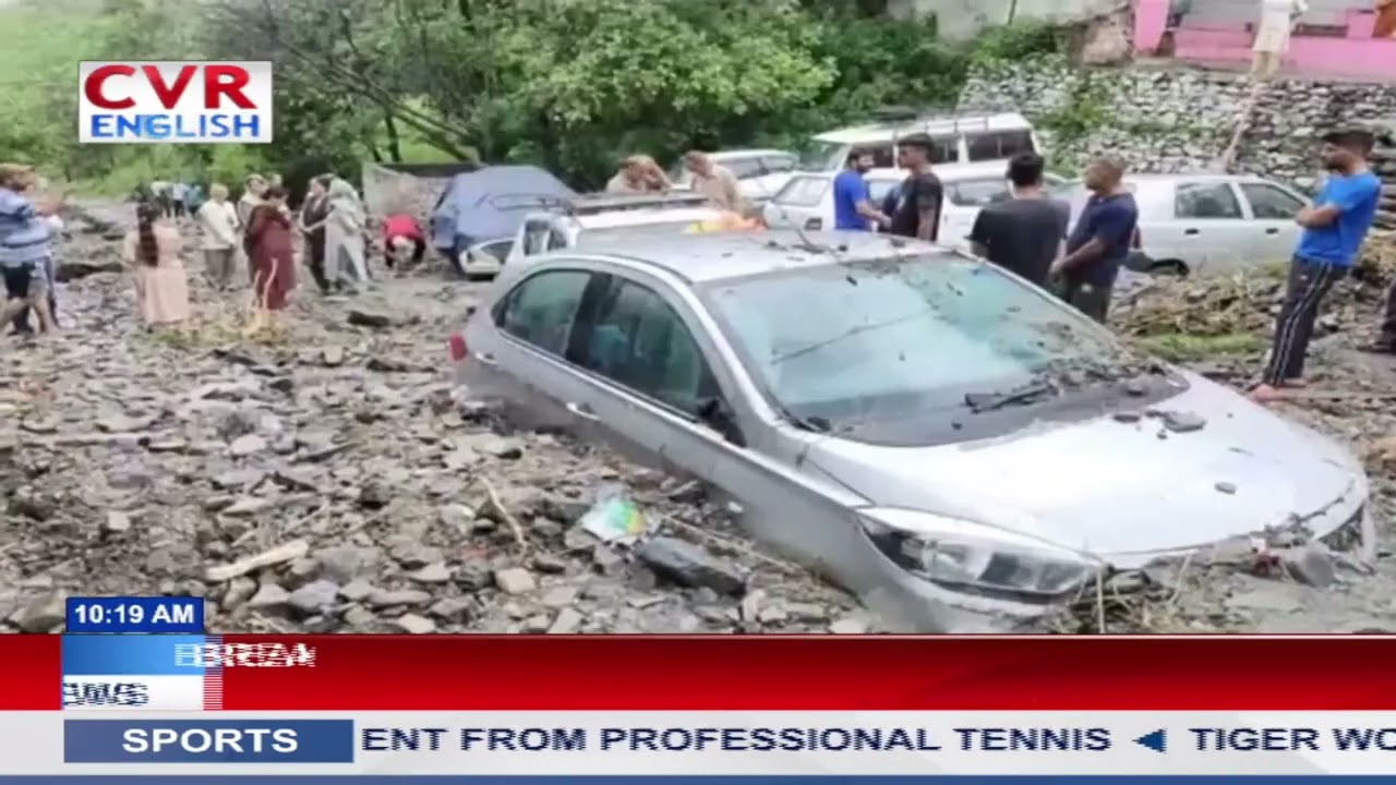 Himachal Pradesh Cloudburst Devastation: 4 Dead, 49 Missing, Bridges and Homes Wrecked | CVR ENGLISH