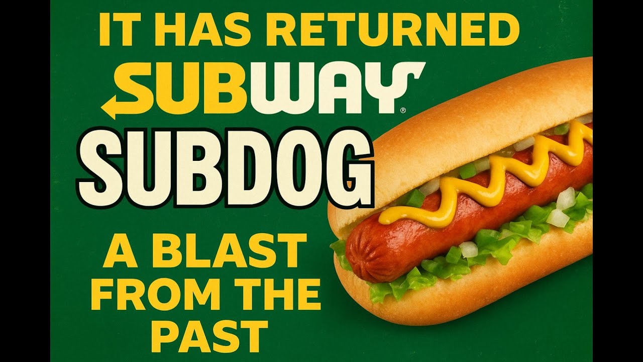 “It Has Returned! Subway SubDog Review – A Blast from the Past 🌭🥪”