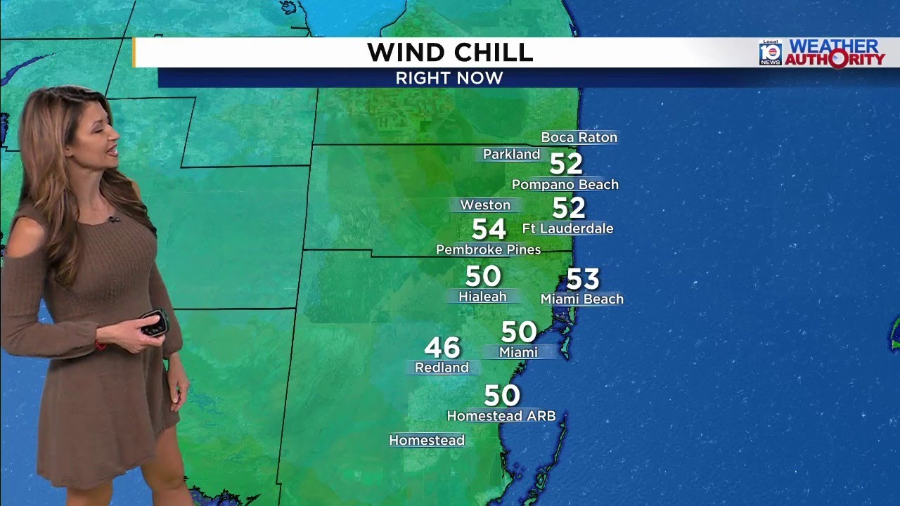 South Florida to get lows in 40s through Wednesday