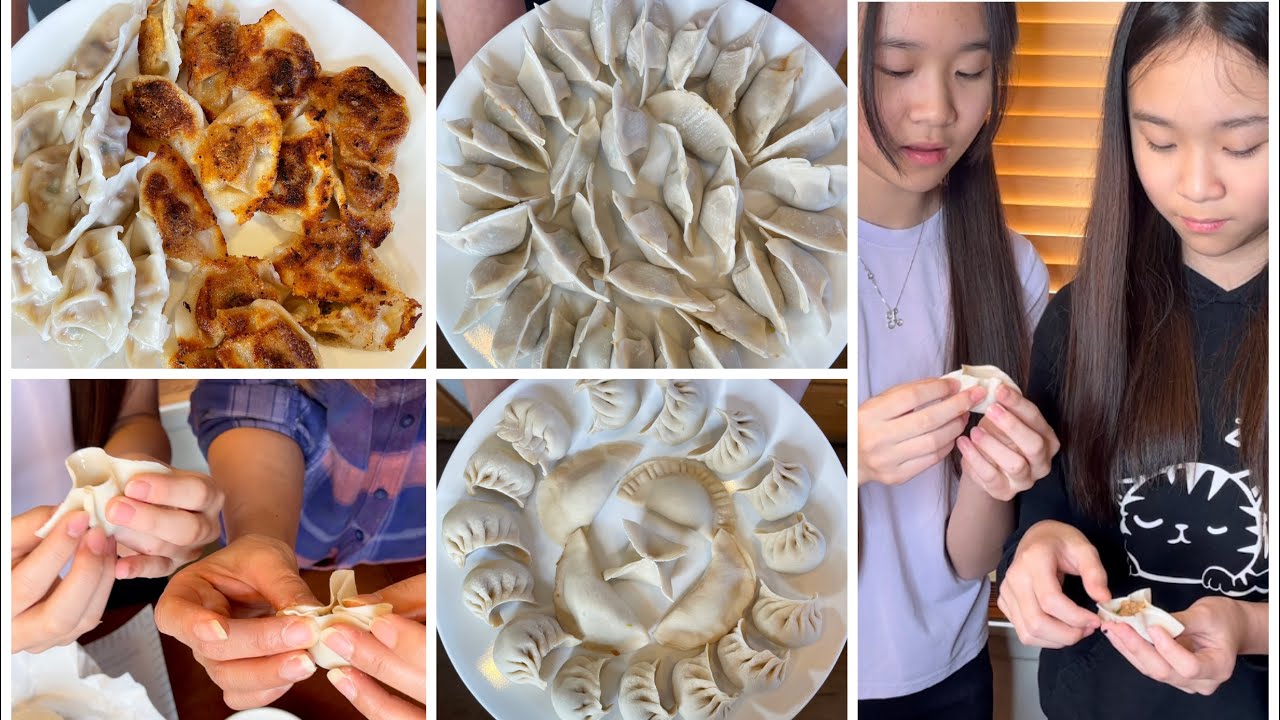 Janet and Kate's First Homemade Dumplings 🥟!