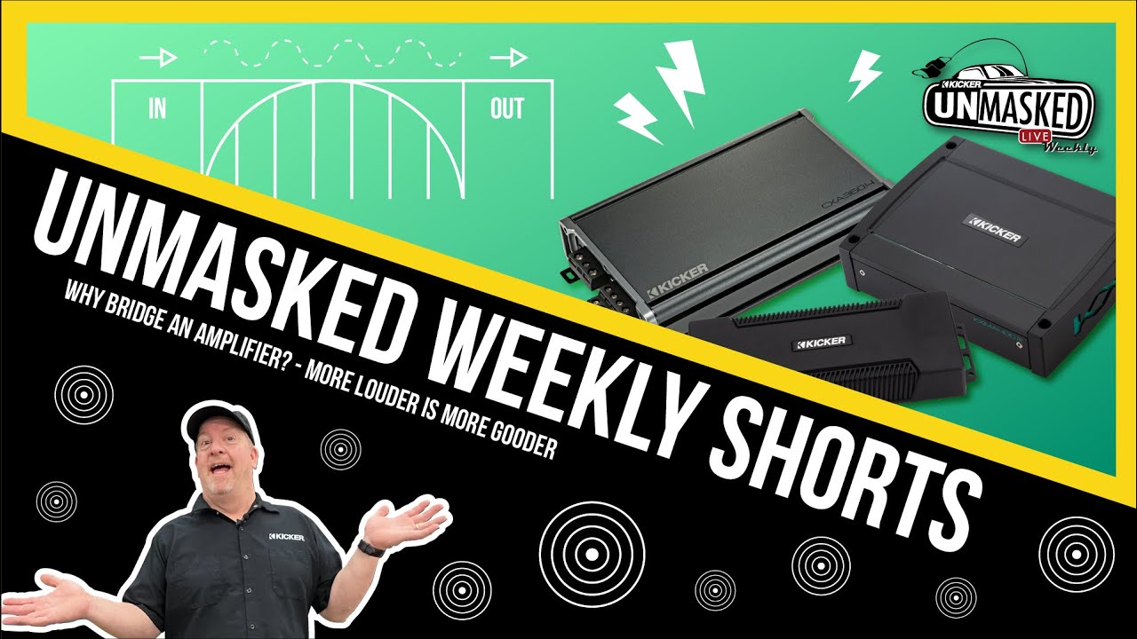 Bridging a 4-Channel Amp - KICKER UnMasked - Shorts