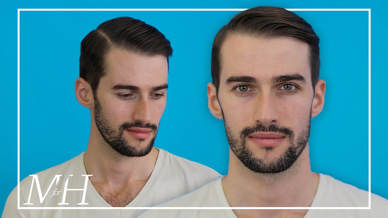 Men's Side Part Haircut and Style Using Pomade | How To