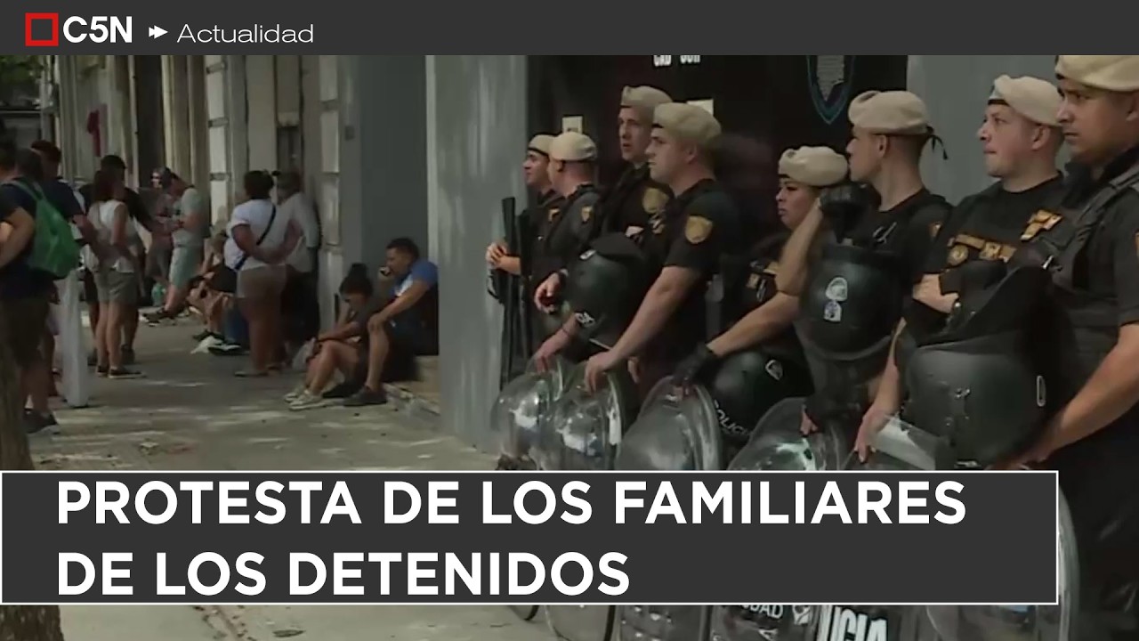 Resta LIBERAR 13 DETENIDOS por la POLICÍA de la CIUDAD