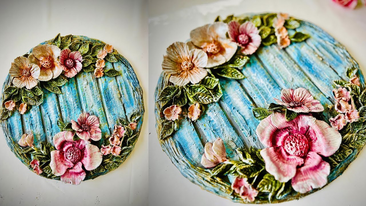 Beautiful 3d art wart decor ideas | air dry clay | home decor